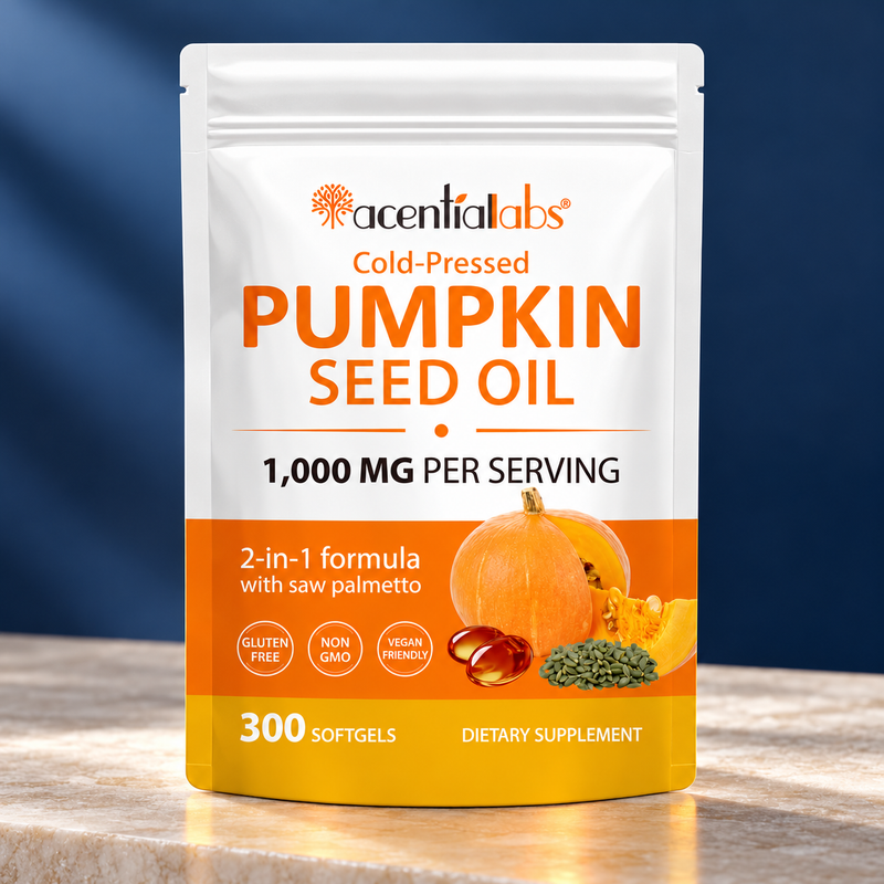 One white-label pumpkin seed oil pouch